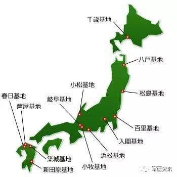 美国在日本的军事基地概览