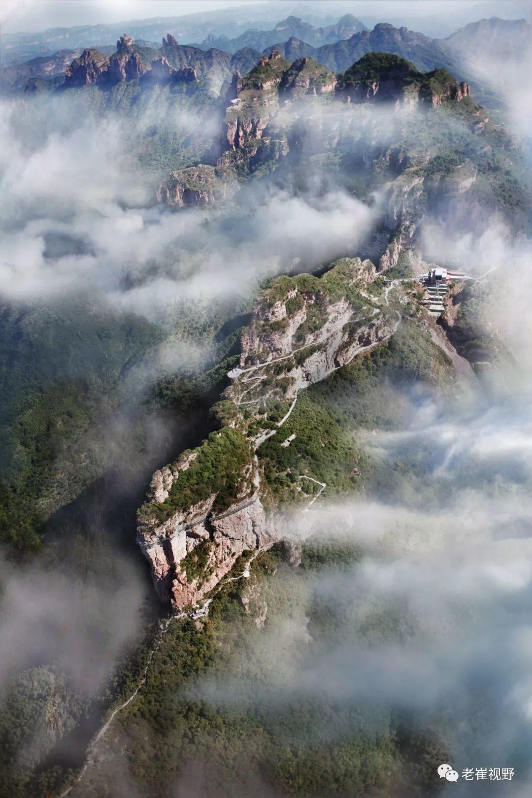 航拍视角：武安有一座能让你平步青云的山