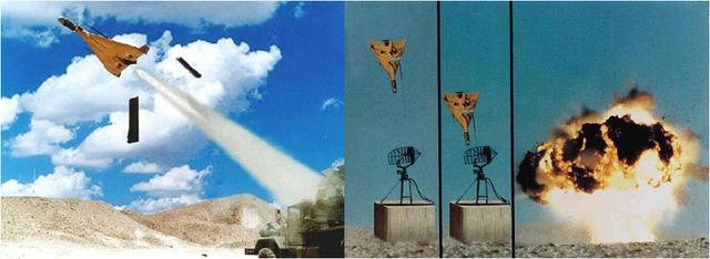 以色列“哈比”反辐射无人机发射和攻击过程。