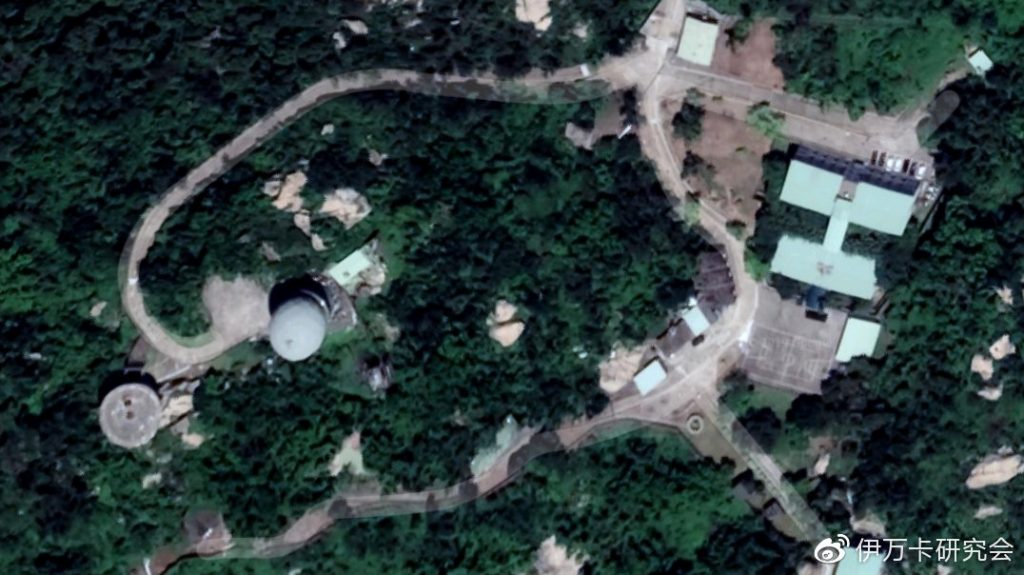 太武山雷达站卫星图