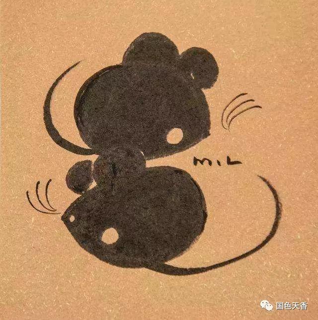 韩美林画鼠，萌动可爱！