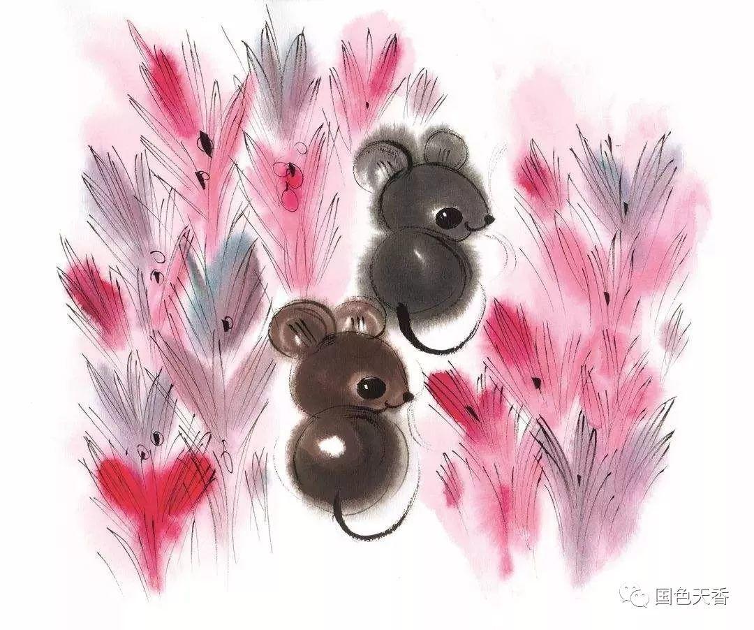 韩美林画鼠，萌动可爱！