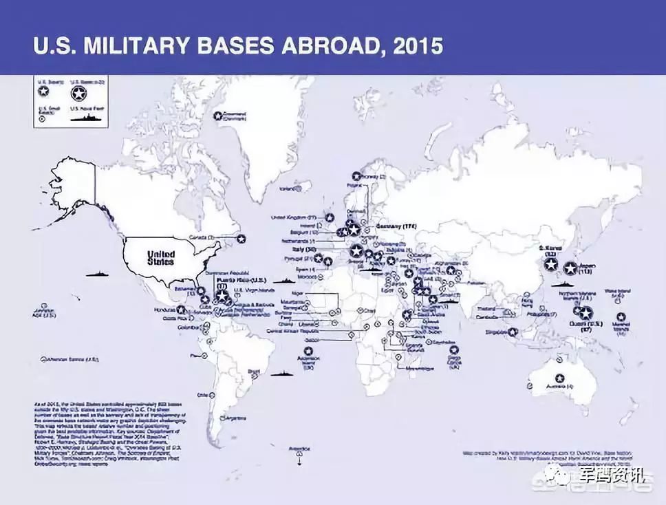图解：美国全球军事基地