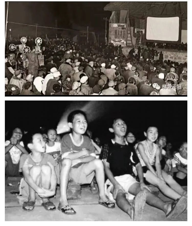 在部队大操场看跑片...