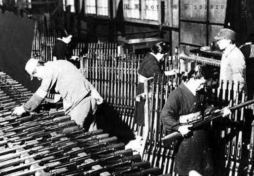 八路军兵工厂标准化生产的大批八一式马步枪