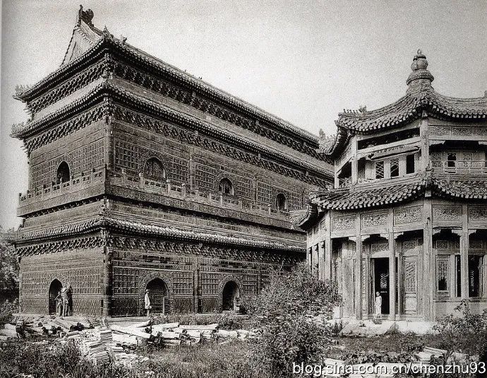 1900年、1922年北京北海老照片