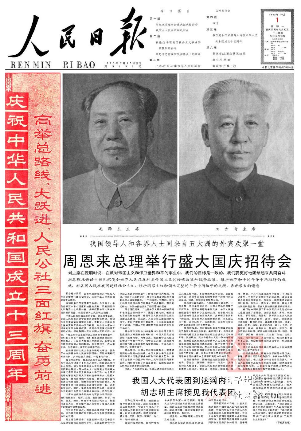 1949-2023 | 《人民日报》头版里的国庆