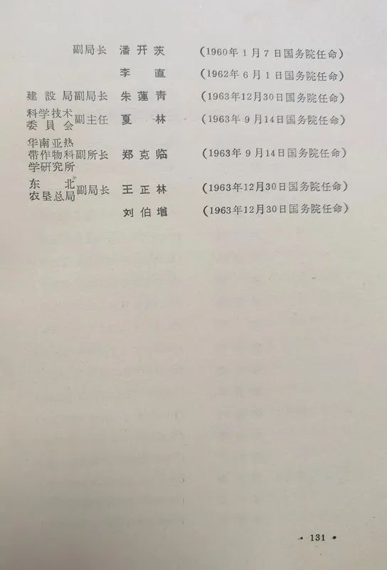 1963年底前的任命録