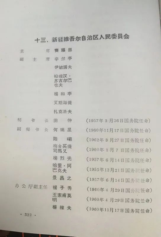 1963年底前的任命録（四）