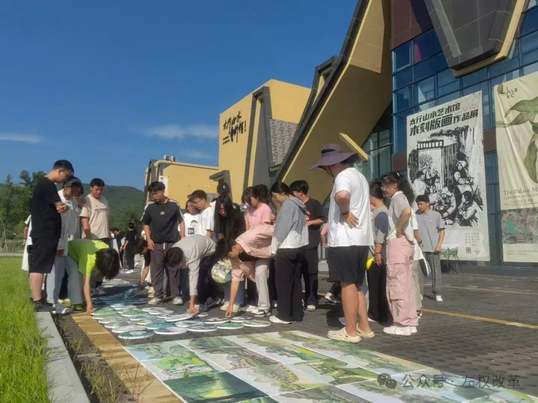 以山为笔水为墨   太行清漳入画来——“左权写生”火爆出圈   “乡村振兴”顶流抢镜