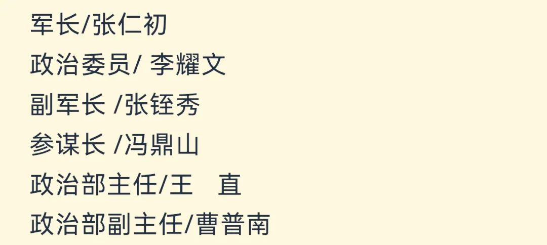 【军史资料】中国人民志愿军总部和各兵团（兵种）、军、师领导干部名单