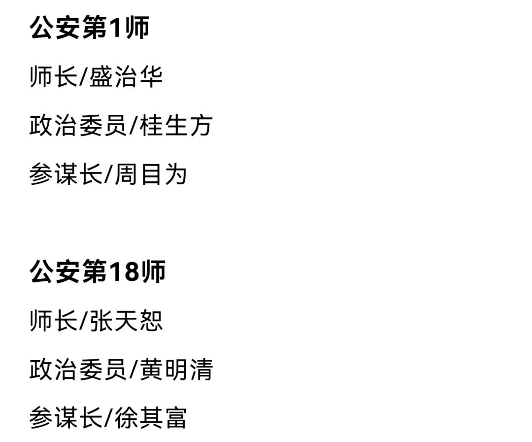 【军史资料】中国人民志愿军总部和各兵团（兵种）、军、师领导干部名单