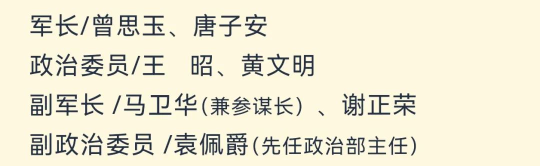 【军史资料】中国人民志愿军总部和各兵团（兵种）、军、师领导干部名单