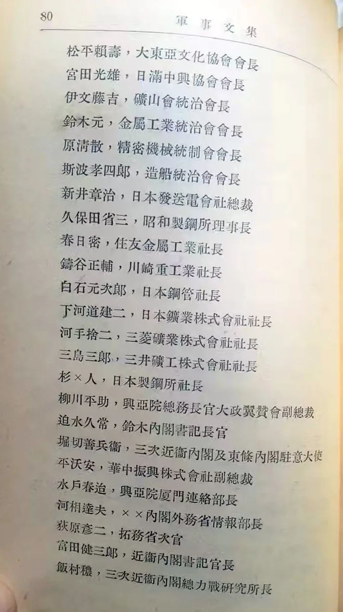 1945年12月中國解放區戰犯調查委員會公布首批日本戰犯名單（续前）