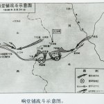 响堂铺战斗示意图。