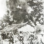 日军正在焚烧民房