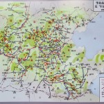 1939年至1940年,华北抗日根据地军民“反扫荡”斗争形势图