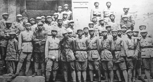 1936年三大主力红军胜利会师后的红军指战员合影