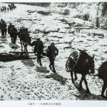 八路军一二九师向太行山挺进。