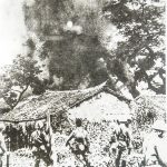 日军正在焚烧民房